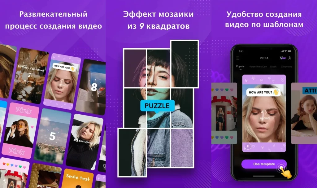 Vieka - большое количество шаблонов