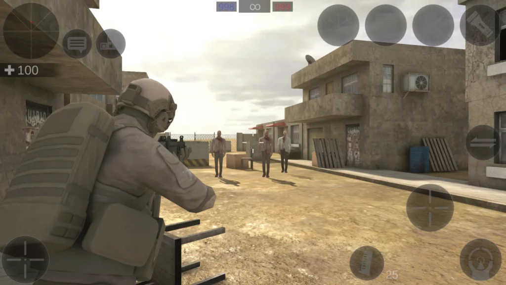 Различные режимы игры в Zombie Combat Simulator