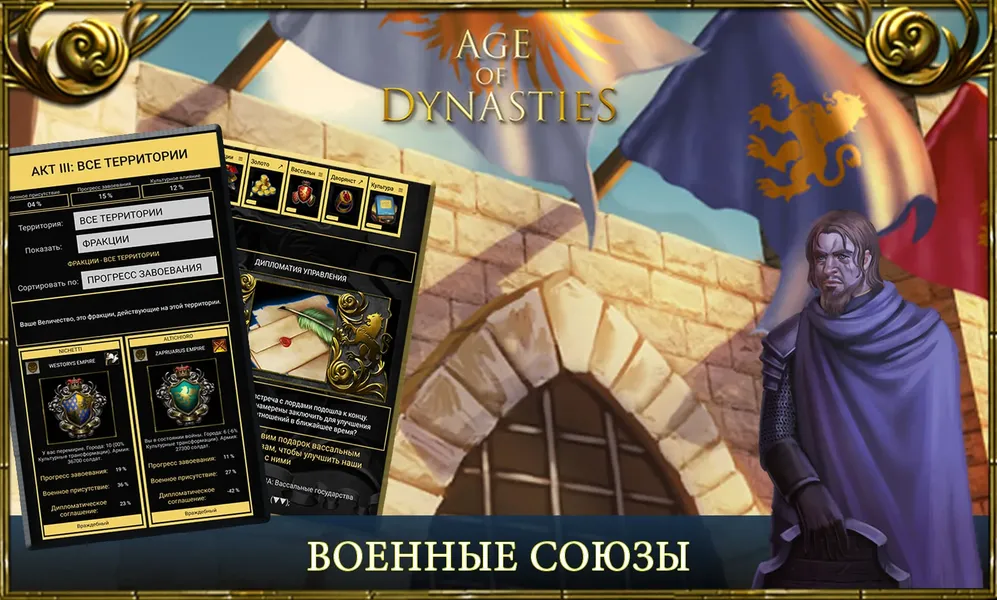 Age of Dynasties — стратегический геймплей, сочетающий в себе симуляцию и взаимодействие