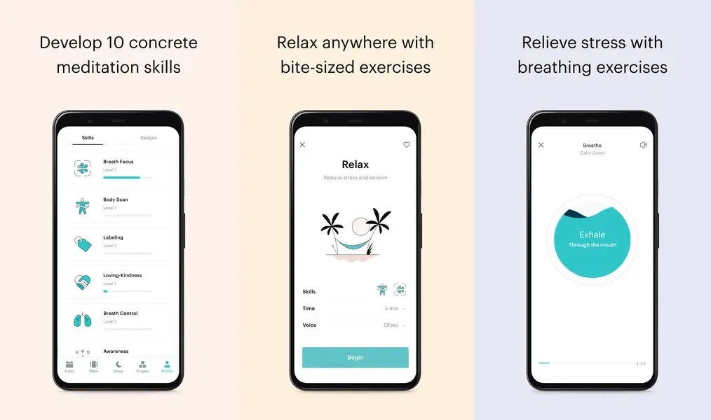 Вдохновляющая музыка в приложении Balance