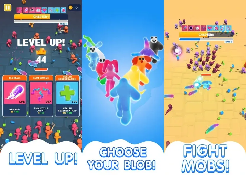 Несколько жанров в одном в игре Blob Hero