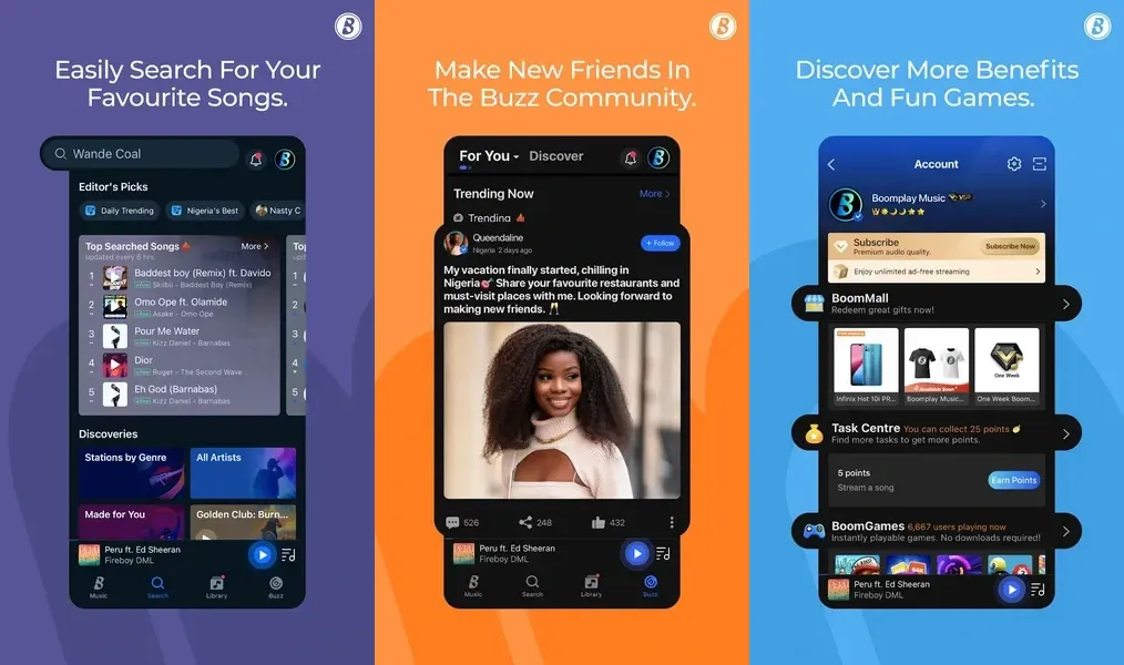 Boomplay — музыкальный сервис и огромное сообщество пользователей