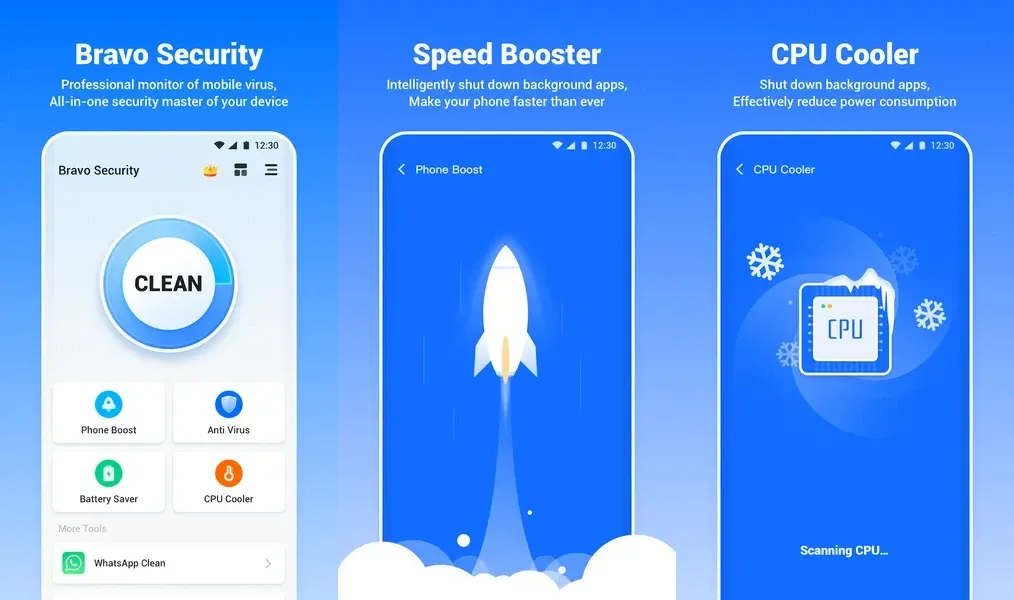 Bravo Security — сверхбыстрое приложение для обнаружения и очистки от вирусов