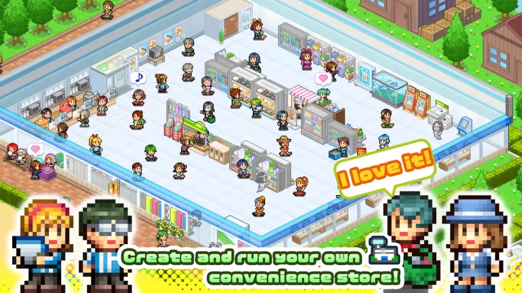 Настройте свой магазин в игре Convenience Stories