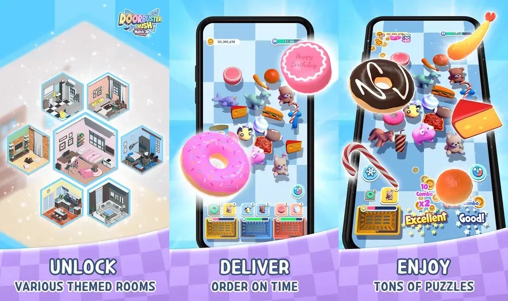 Графика и звук в игре DoorBuster Rush