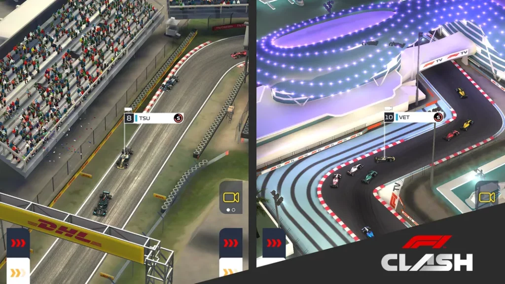Графика в игре F1 Clash