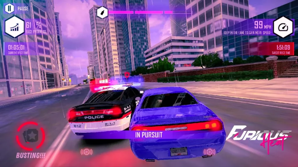 Графика и звук в игре Furious: Heat Racing