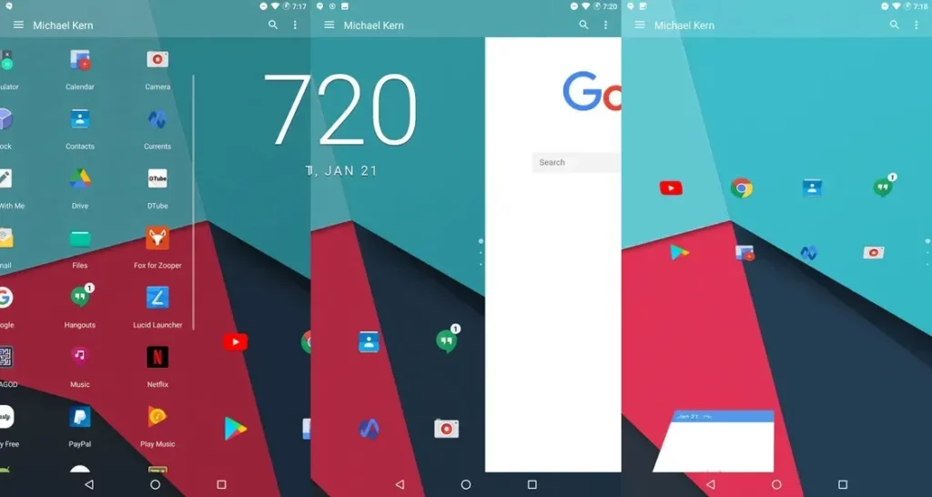 Lucid Launcher Pro обеспечивает чистый интерфейс