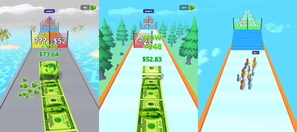 Бросьте вызов своим друзьям в игре Money Rush