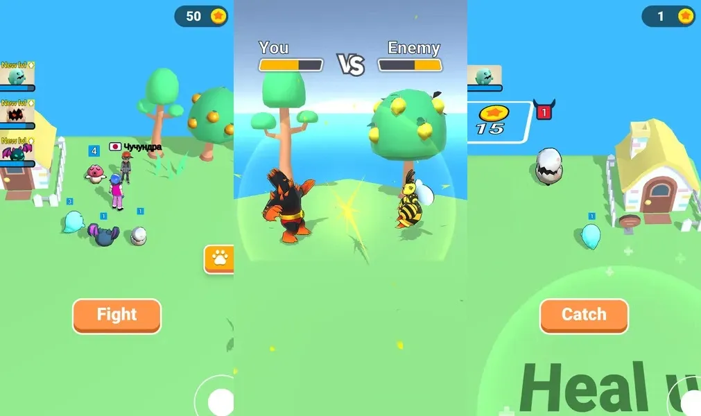 Создайте свою лучшую боевую команду в игре Monsters Master
