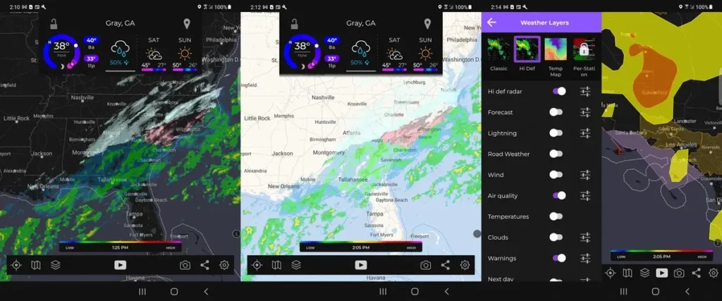 MyRadar Weather Radar - радар глобального масштаба