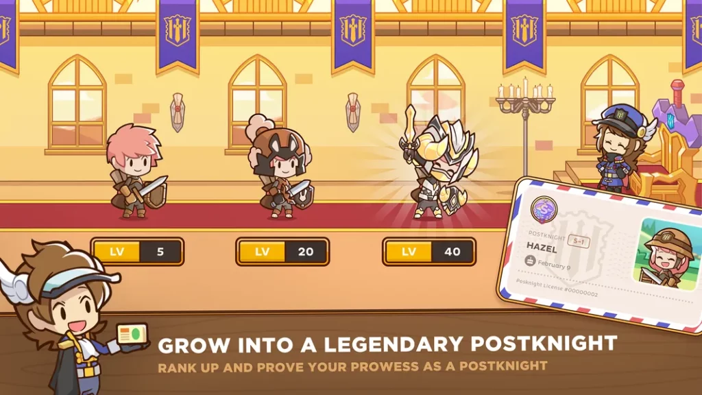 Собирайте добычу в игре Postknight 2
