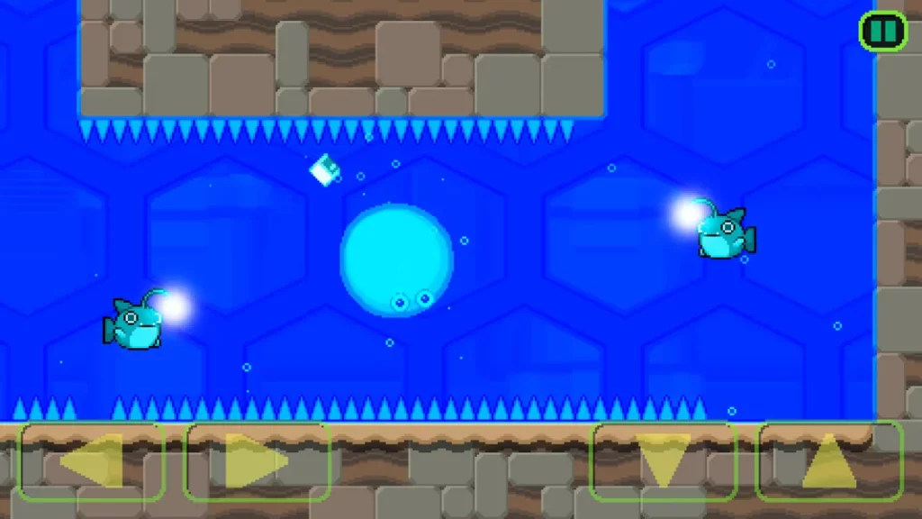Разные состояния главного героя в игре Slime Labs 2