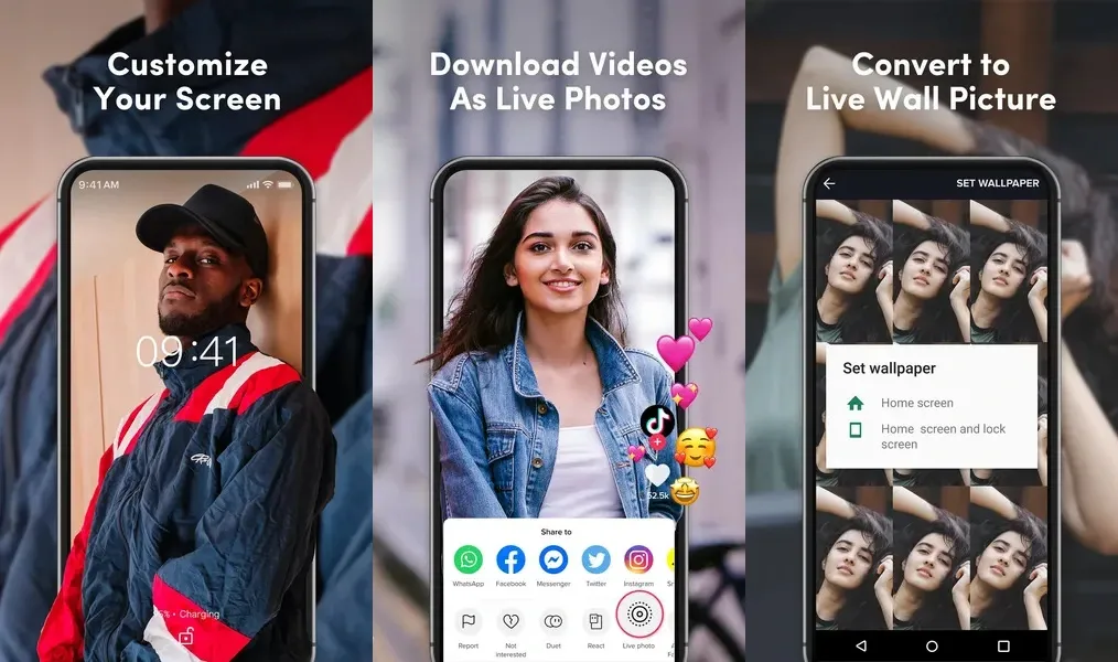 TikTok Live Wallpaper - сделайте креативные обои