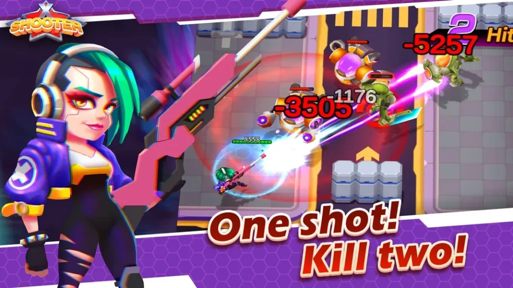 X SHOOTER - множество персонажей на выбор