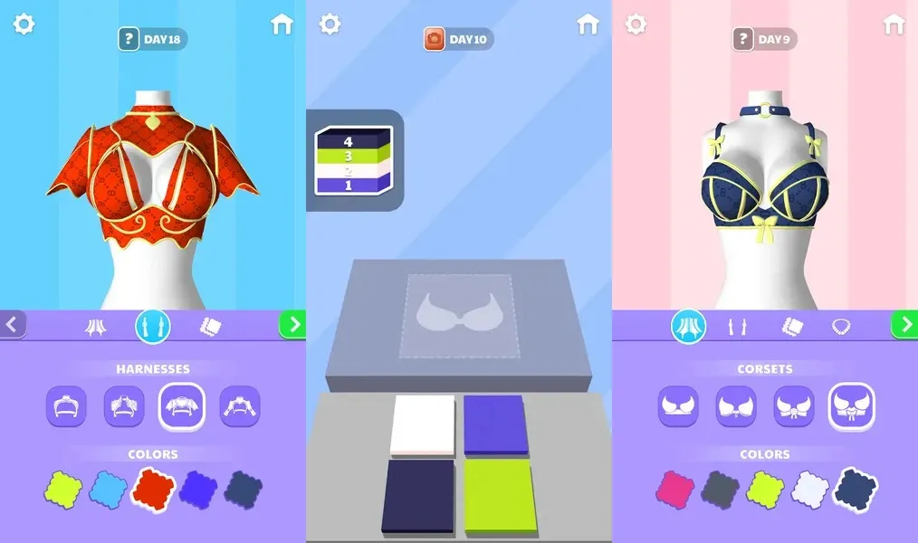 Стань настоящим стилистом в игре Bra Maker