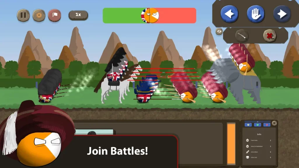 Графика и звук в Countryballs at War