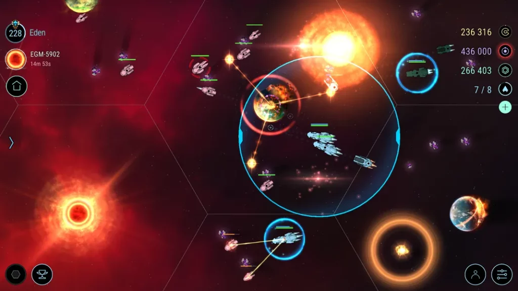 Графика и звук в игре Hades Star: DARK NEBULA