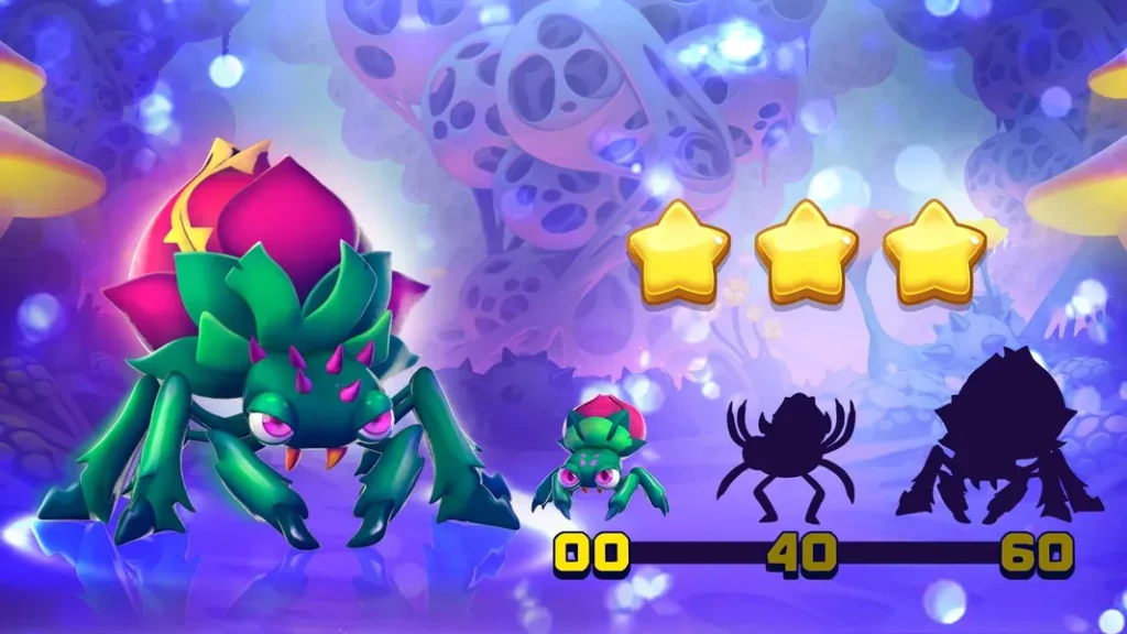 Простая, красочная графика в игре Monster Tales