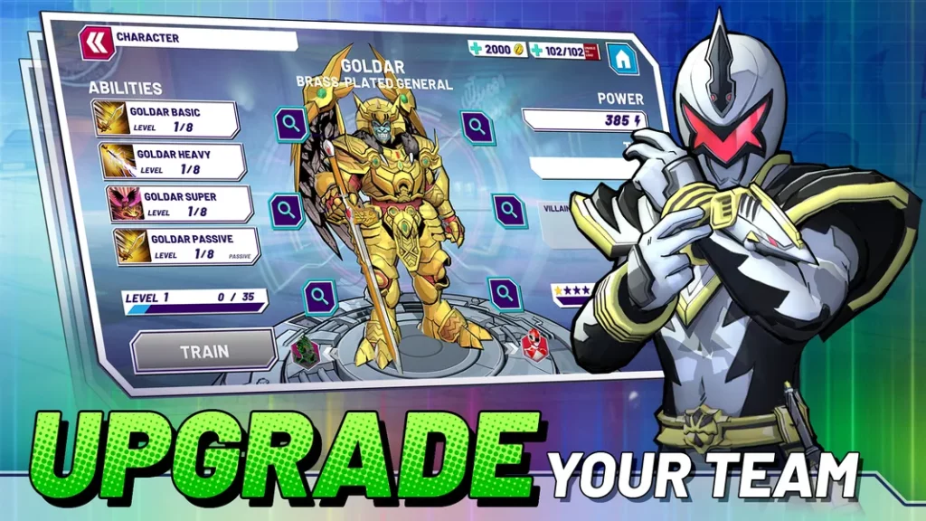 Соберите идеальную команду героев в игре Power Rangers: Morphin Legends