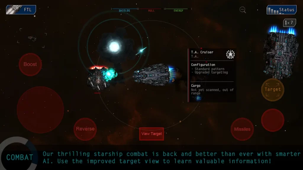 Обновите свой космический корабль в игре Space RPG 4