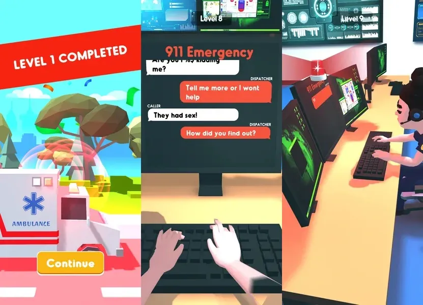Довольно хороший звук в игре 911 Emergency Dispatcher