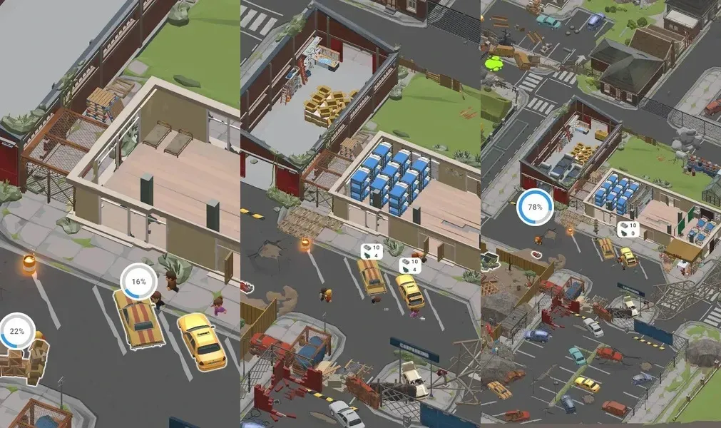 Собирайте ресурсы в игре Abandoned City Survival