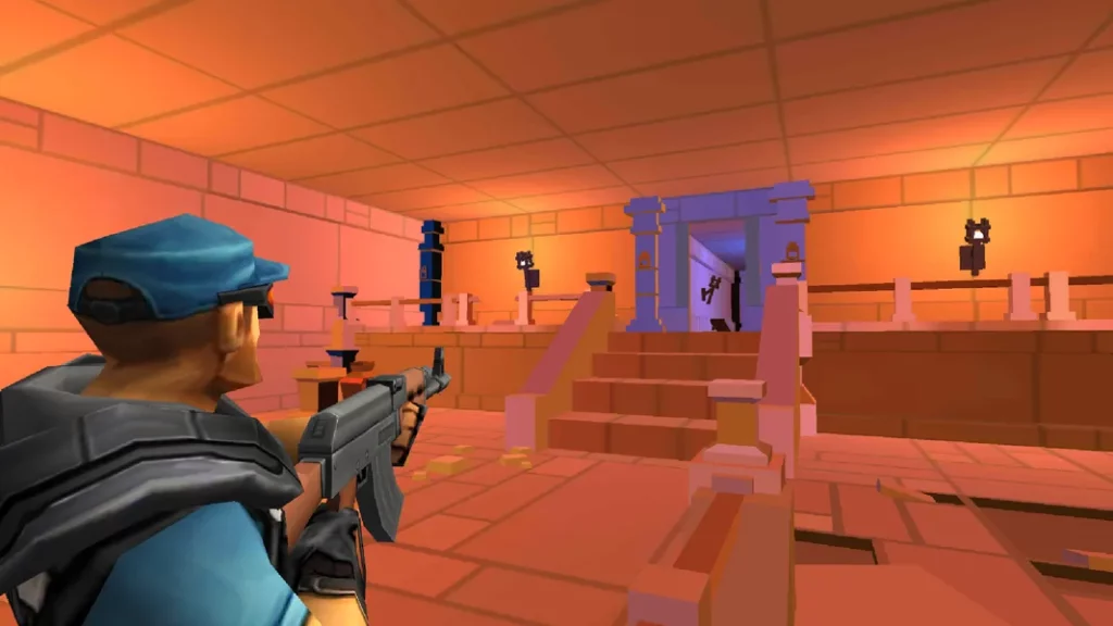 Различное оружие для поддержки боя в игре BattleBox