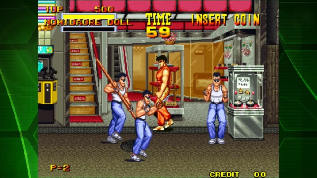 BURNING FIGHT ACA NEOGEO - графика в стиле 90-х
