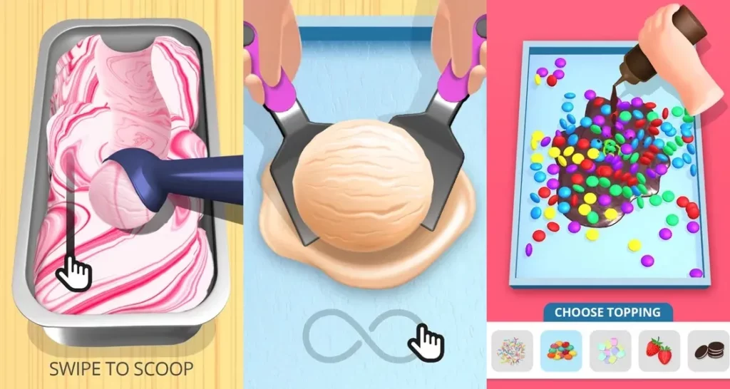 Готовить вкусные десерты в игре Dessert DIY