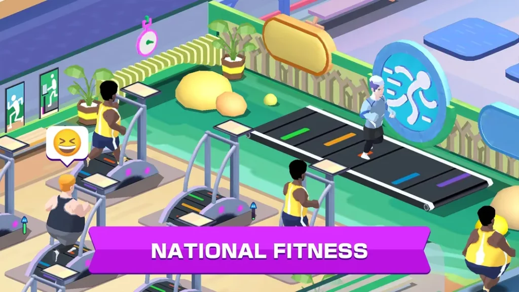 Графика и звук в игре Fitness Club Tycoon
