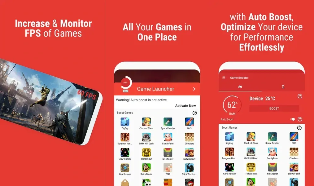 Game Booster — приложение, которое помогает повысить производительность мобильных устройств