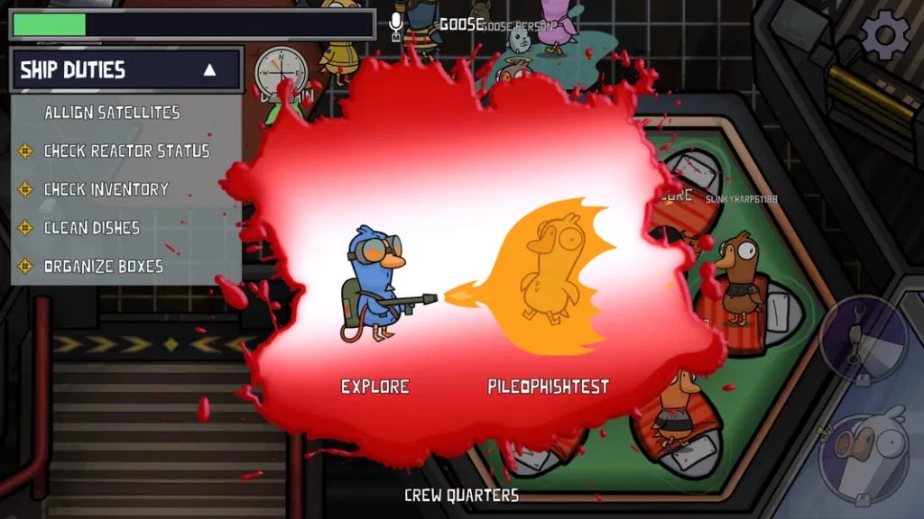 Прекрасная графика в игре Goose Goose Duck
