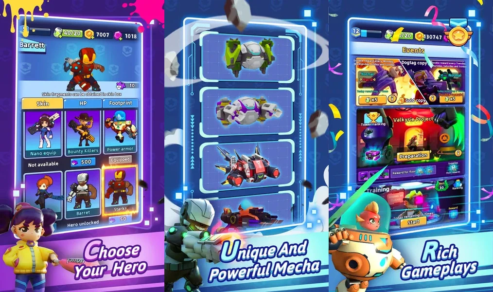 Графика и звук в игре Gunfire Hero