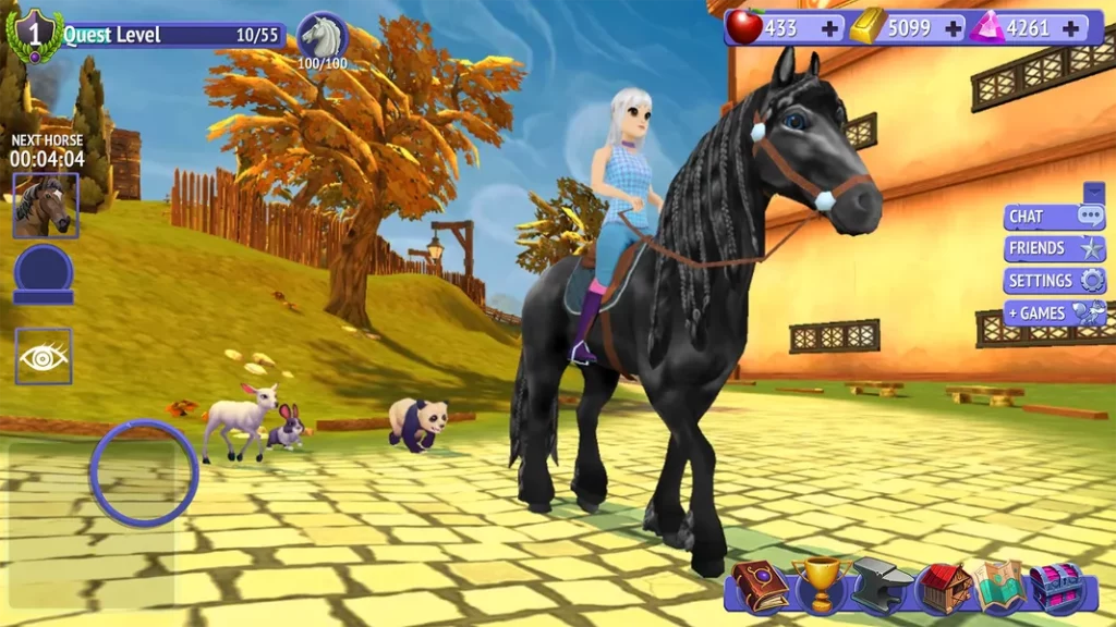 Хорошее качество графики в игре Horse Riding Tales