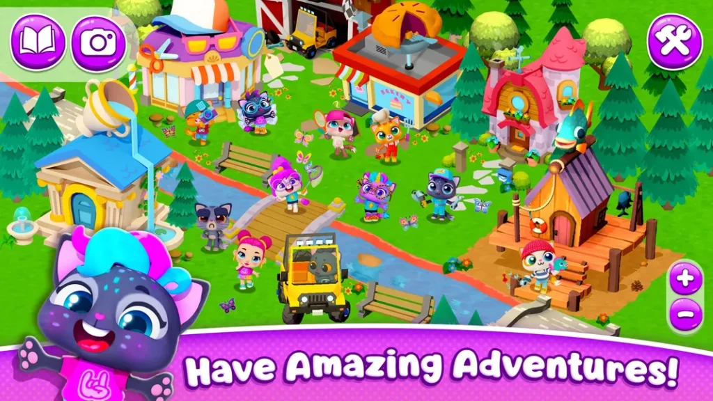 Графика и звук в игре Pocket Town