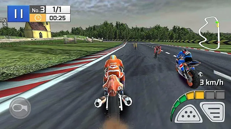 Real Bike Racing – знаменитая классическая гоночная игра на мотоциклах на мобильном телефоне