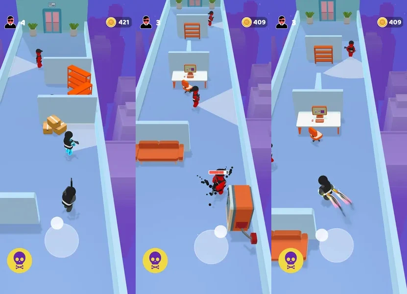 Быть невидимым в игре Super Cloner 3D