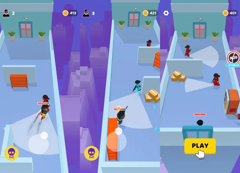 Графика и звук в игре Super Cloner 3D