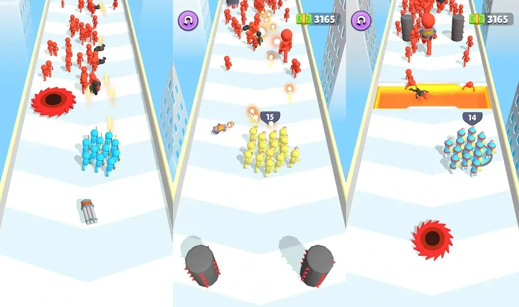 Различное оружие в игре They Are Coming