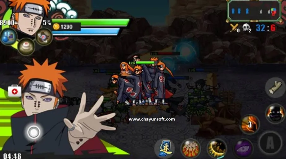 Графика и звук в Ultimate Ninja Legend Super