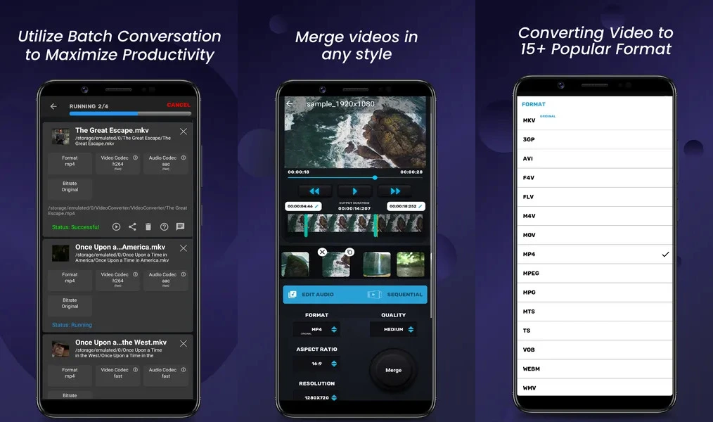 Ключевые возможности приложения Video Converter