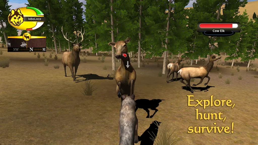 Интересный графический дизайн в игре WolfQuest