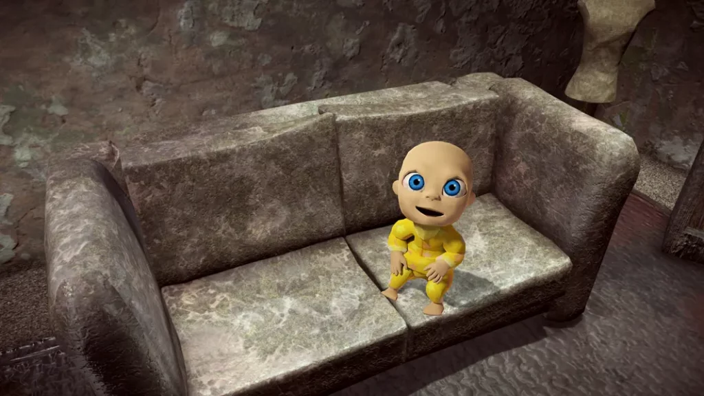 Управляйте необычным супергероем в игре Yellow Rope Game
