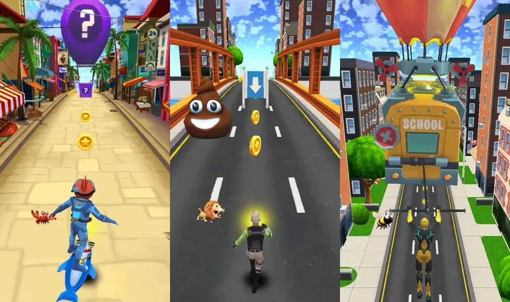 Исследуйте разные локации в игре Angry Gran Run 2