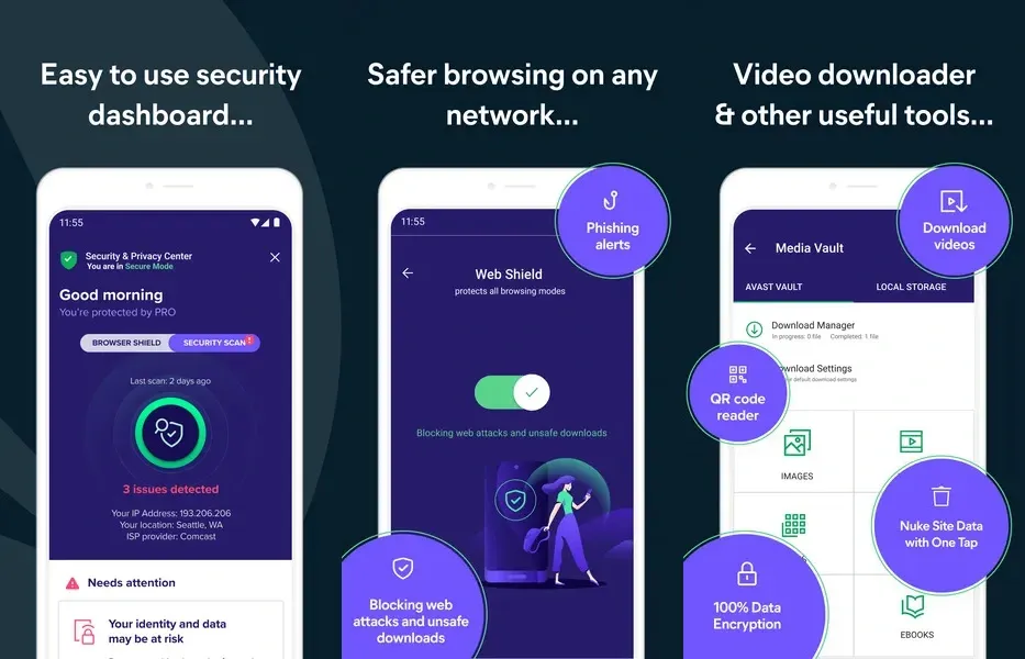 Avast Secure Browser - простой интерфейс, легкий в использовании