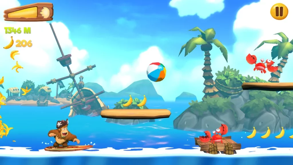 Веселитесь в игре Banana Kong 2