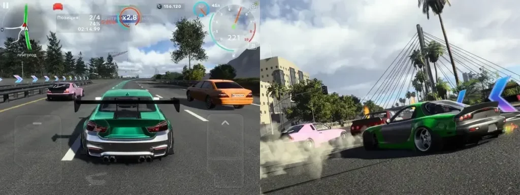 Графика и звук в игре CarX Street