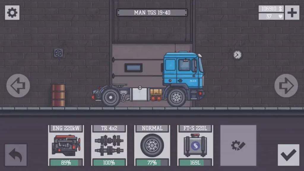 Графика и звук в игре Trucker Ben