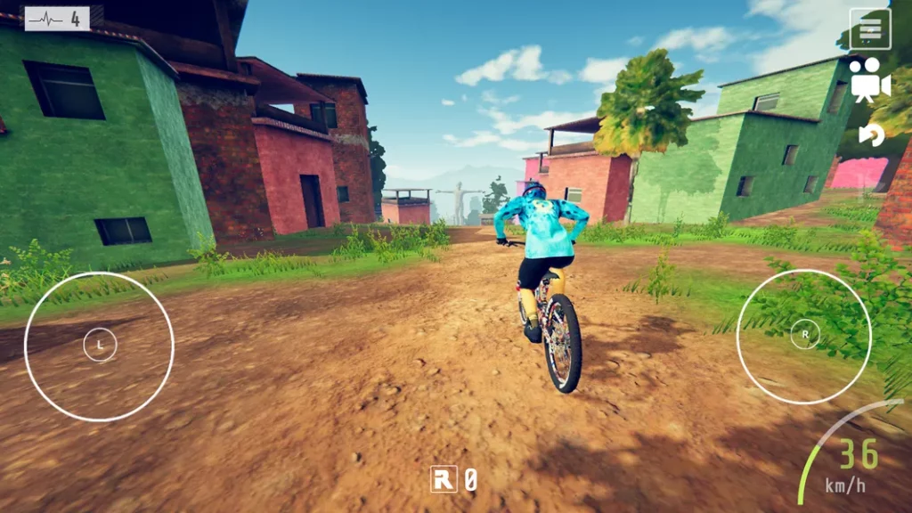 Процедурно сгенерированные трассы в игре Descenders